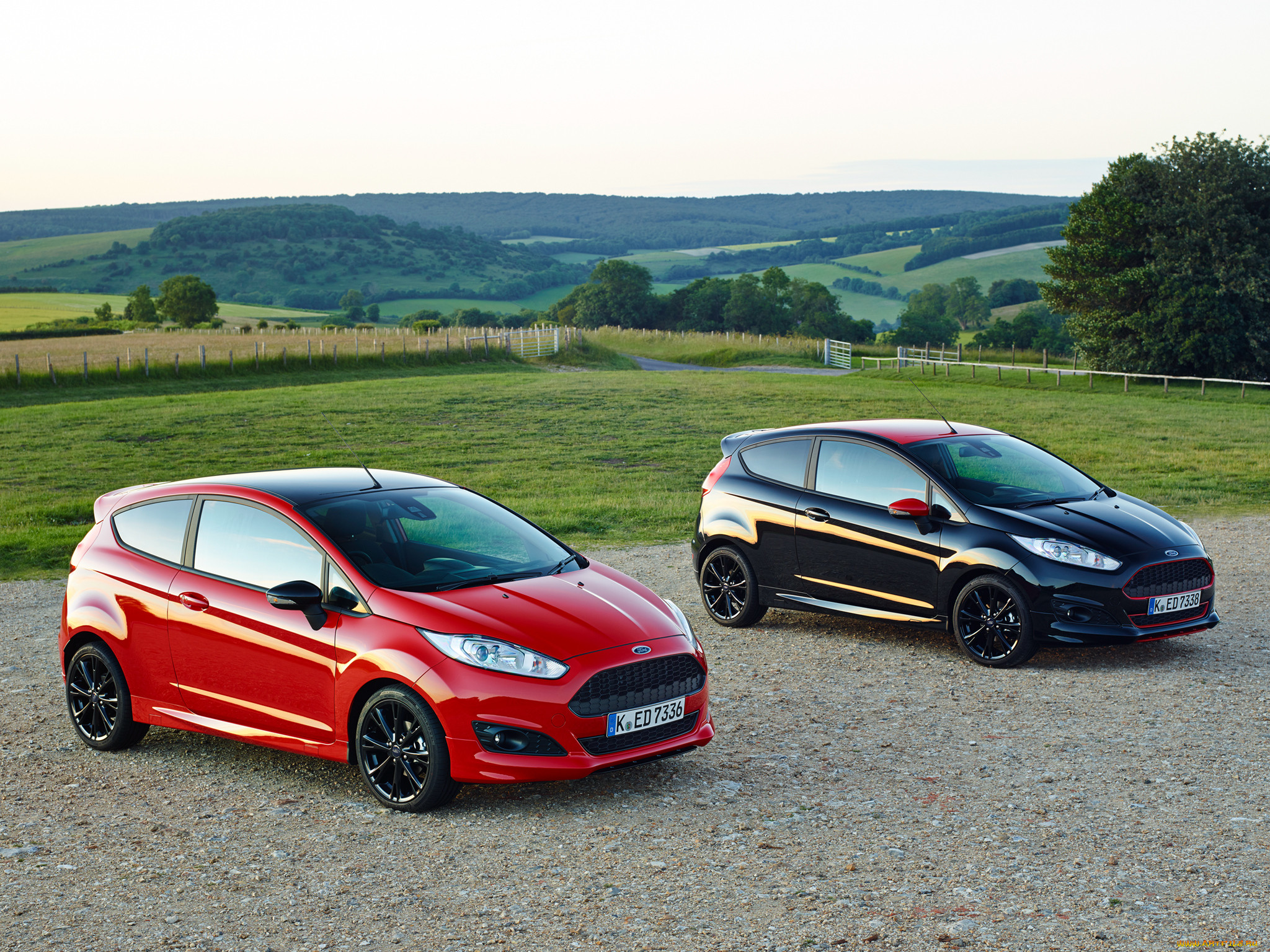 , ford, fiesta, zetec, s, black, red, 2014